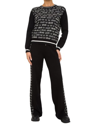 Женские повседневные брюки LIU JO PANTALONE MAGLIA NERO