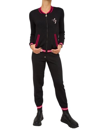 Женские спортивные штаны  LIU JO ECS PANTALONE MAGLIA NERO