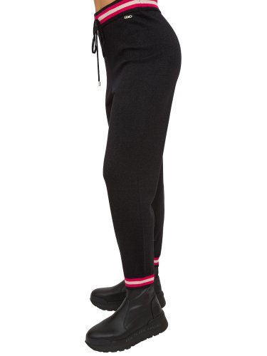 Женские спортивные штаны  LIU JO ECS PANTALONE MAGLIA NERO