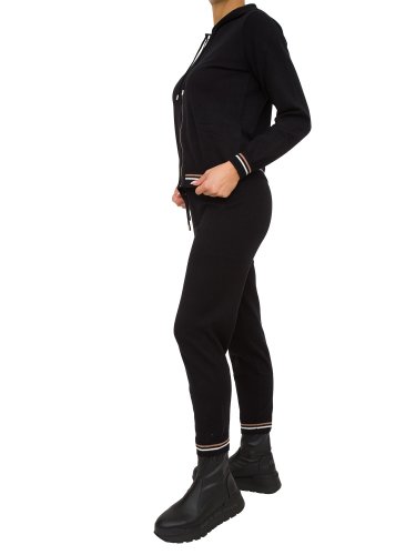 Женский спортивный костюм LIU JO COMPLETO IN MAGLIA NERO