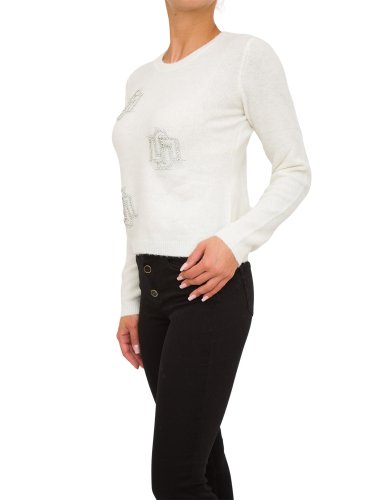 Жіночий светр LIU JO MAGLIA CHIUSA M/L BIANCO