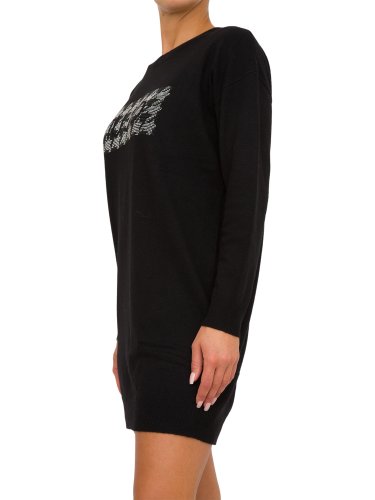 Женское платье LIU JO ECS ABITO MAGLIA LOGO NERO