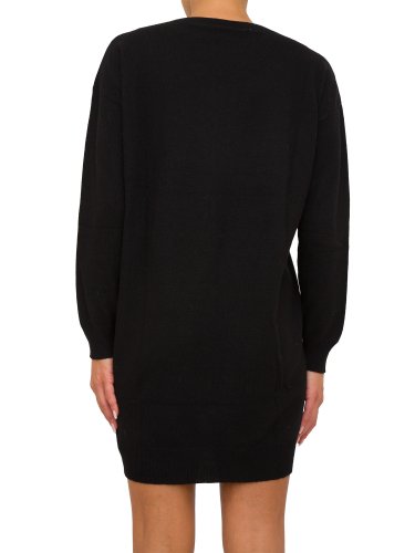 Женское платье LIU JO ECS ABITO MAGLIA LOGO NERO