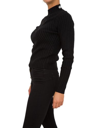 Женский свитер LIU JO MAGLIA CHIUSA M/L DOLCEVITA NERO