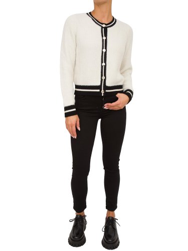 Женский кардиган LIU JO MAGLIA CHIUSA M/L BIANCO
