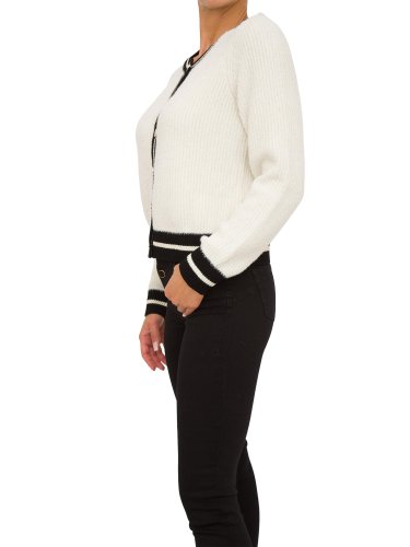 Женский кардиган LIU JO MAGLIA CHIUSA M/L BIANCO