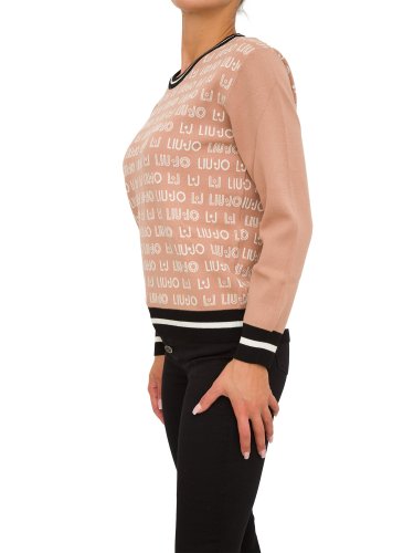Женский свитер LIU JO MAGLIA CHIUSA M/L ROSA
