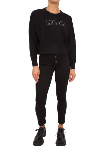 Женский свитер LIU JO  MAGLIA CHIUSA M/L NERO