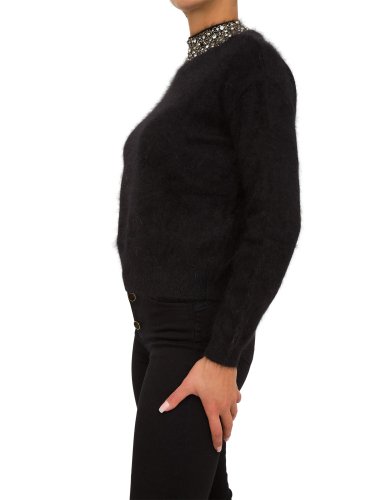 Жіночий светр LIU JO MAGLIA CHIUSA M/L RICAMO NERO