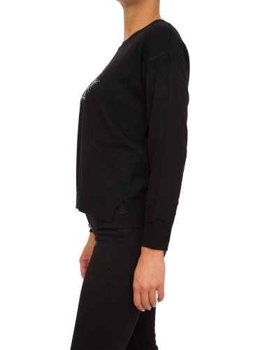 Женский свитер LIU JO ECS MAGLIA CHIUSA M/L LOGO NERO