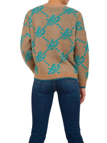 Жіночий кардиган LIU JO  MAGLIA APERTA M/L BRAND LOVERS CAMMELLO