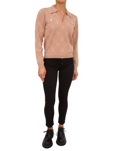 Женский свитер LIU JO MAGLIA CHIUSA M/L ROSA