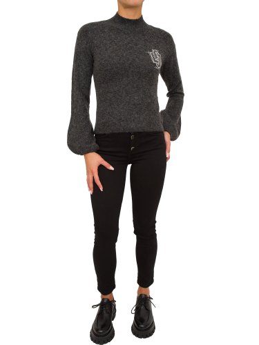 Жіночий светр LIU JO MAGLIA CHIUSA M/L LUPETTO NERO