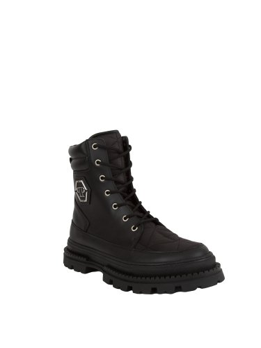 Чоловічі черевики PHILIPP PLEIN BOOTS MID FLAT NERO