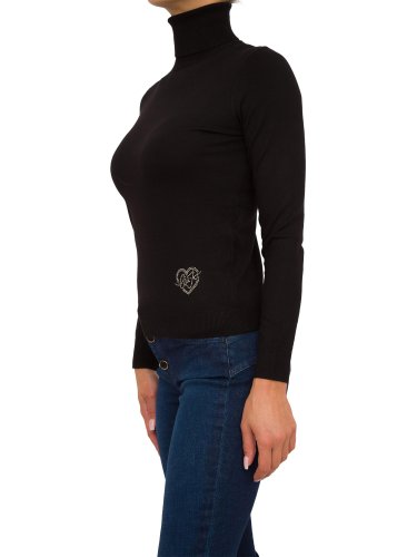 Женский свитер LIU JO ECS MAGLIA M/L DVITA COLORLOGO NERO