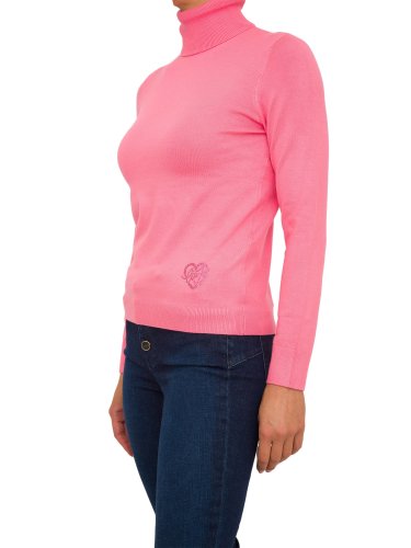 Женский свитер LIU JO ECS MAGLIA M/L DVITA COLORLOGO ROSA