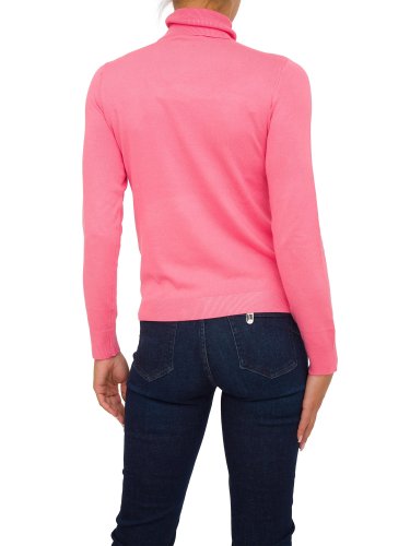 Женский свитер LIU JO ECS MAGLIA M/L DVITA COLORLOGO ROSA