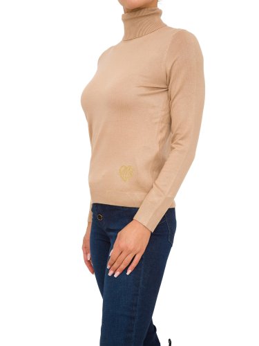 Жіночий светр LIU JO ECS MAGLIA M/L DVITA COLORLOGO BEIGE