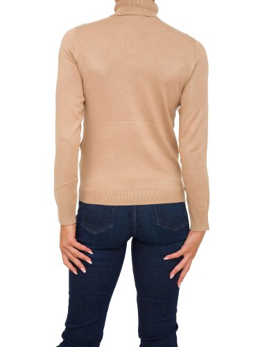 Жіночий светр LIU JO ECS MAGLIA M/L DVITA COLORLOGO BEIGE