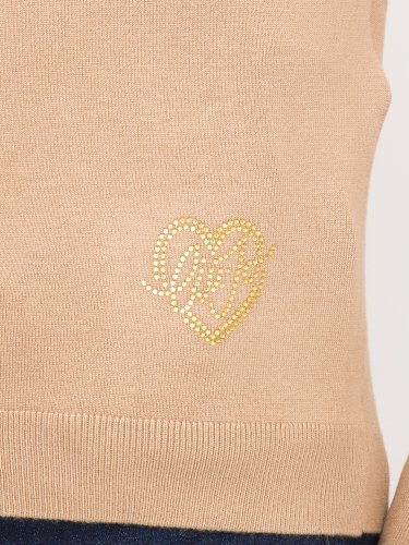 Жіночий светр LIU JO ECS MAGLIA M/L DVITA COLORLOGO BEIGE