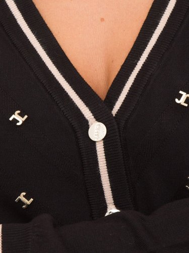 Жіночий кардиган LIU JO ECS MAGLIA APERTA M/L NERO