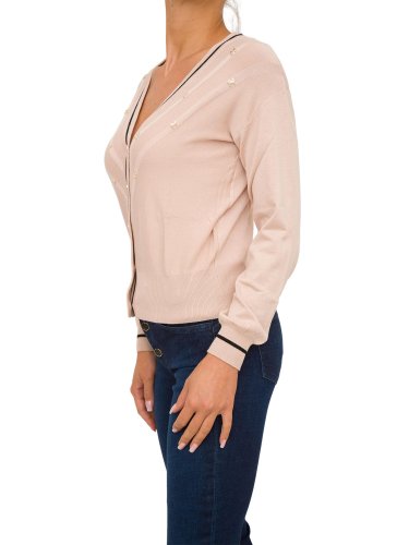 Жіночий кардиган LIU JO ECS MAGLIA APERTA M/L ROSA