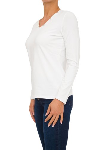 Женская футболка LIU JO ECS T-SHIRT  M/L BIANCO