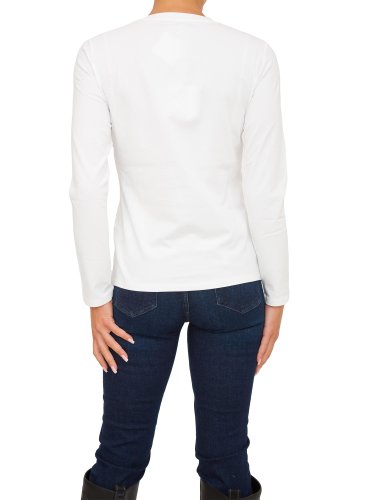 Женская футболка LIU JO ECS T-SHIRT  M/L BIANCO