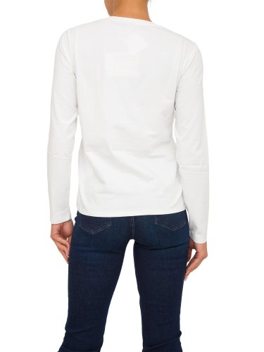 Женская футболка LIU JO ECS T-SHIRT  M/L BIANCO