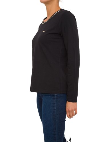 Жіноча футболка LIU JO ECS T-SHIRT  M/L NERO