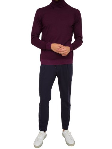 Чоловічий светр PAOLO PECORA Maglia Lupetto BORDEAUX