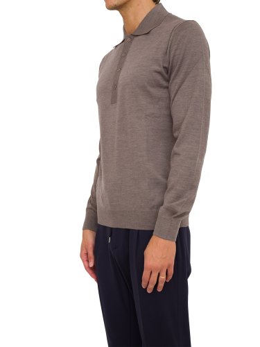 Чоловіче поло PAOLO PECORA Maglia A Polo GRIGIO