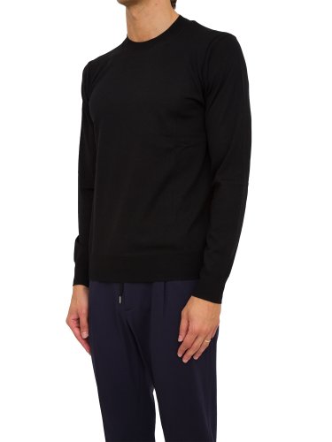 Мужской свитер PAOLO PECORA Maglia Girocollo NERO