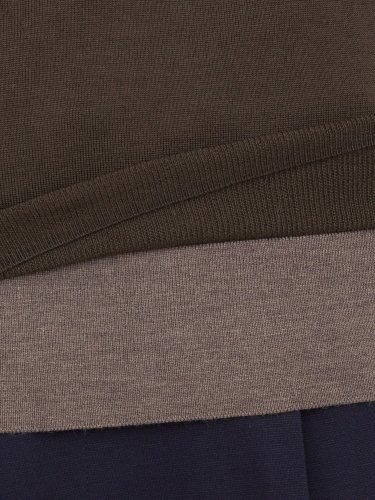 Чоловічий светр PAOLO PECORA Maglia Girocollo MARRONE