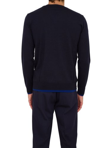 Чоловічий светр PAOLO PECORA Maglia Girocollo BLU