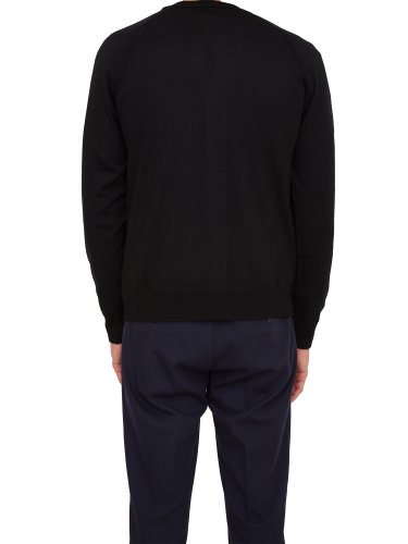 Мужской кардиган PAOLO PECORA Maglia Cardigan NERO