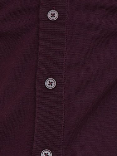 Мужской кардиган PAOLO PECORA Maglia Cardigan BORDEAUX