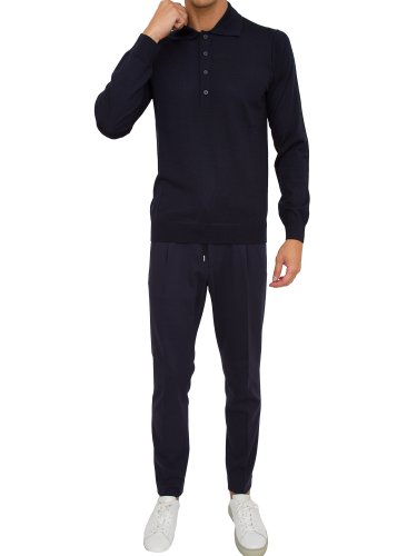 Чоловіче поло PAOLO PECORA Maglia A Polo BLU