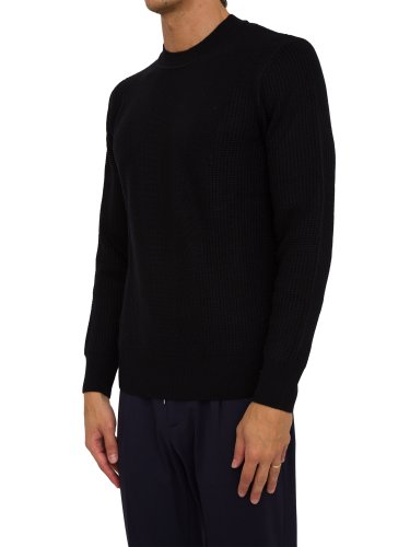 Чоловічий светр PAOLO PECORA Maglia Girocollo NERO
