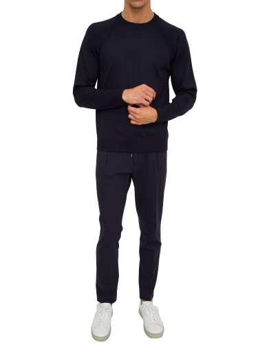 Чоловічий светр PAOLO PECORA Maglia Girocollo BLU
