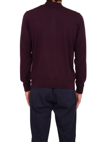 Чоловіче поло PAOLO PECORA Maglia A Polo BORDEAUX
