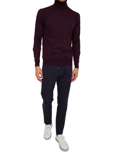 Чоловічий светр PAOLO PECORA Maglia Lupetto BORDEAUX
