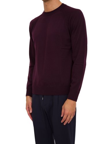 Чоловічий светр PAOLO PECORA Maglia Girocollo BORDEAUX