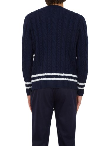 Чоловічий светр ELEVENTY  ROUND NECK SWEATER BLU