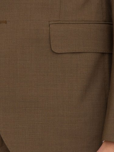 Мужской классический костюм ELEVENTY SINGLE BREASTED SUIT PENCES PANTS MARRONE