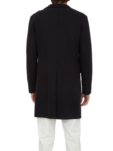 Мужское пальто ELEVENTY  SINGLE BREASTED COAT 3 BUTTONS BLU