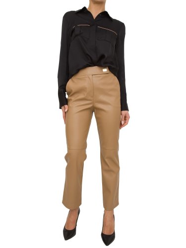 Женские повседневные брюки NENETTE PANT CHINO ECOPELLE PESANTE CAMMELLO
