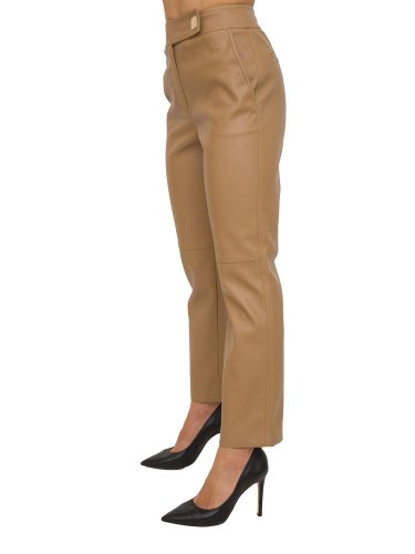 Женские повседневные брюки NENETTE PANT CHINO ECOPELLE PESANTE CAMMELLO