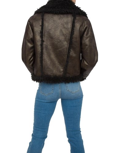 Женское пальто NENETTE CAPPOTTO CORTO ECOMONTONE NERO