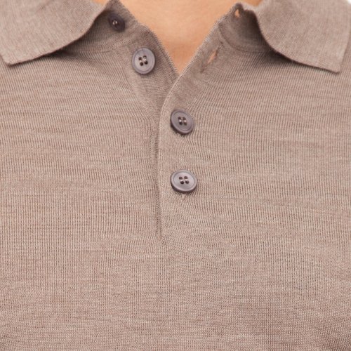 Чоловіче поло EMPORIO ARMANI KNIT POLO TORTORA